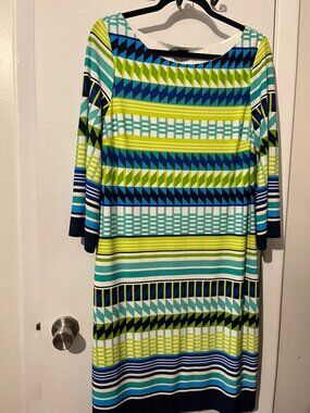 JESSICA HOWARD MIDI 3/4 SLEEVE DRESS SZ 14